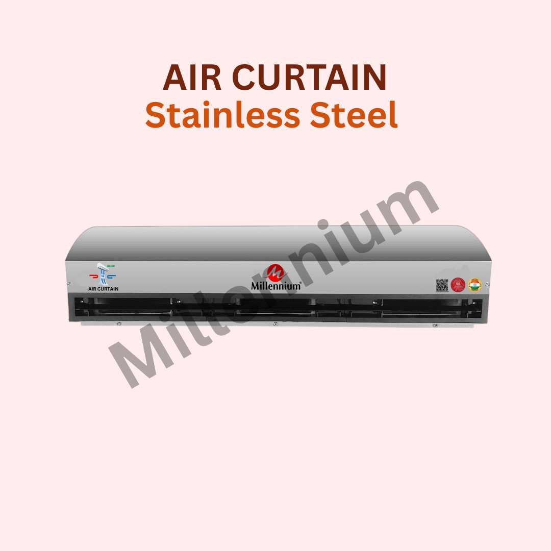 Stainless Steel Air Curtain used for maintaining clean, temperature-controlled environments in commercial and industrial spaces