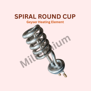 Geyser Element Spiral Round Cup 3 kW used for high-performance and energy-efficient water heating in electric geysers
