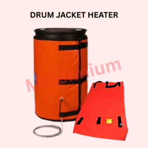 Drum Jacket Heater wrapped around an industrial drum for uniform heating and temperature maintenance