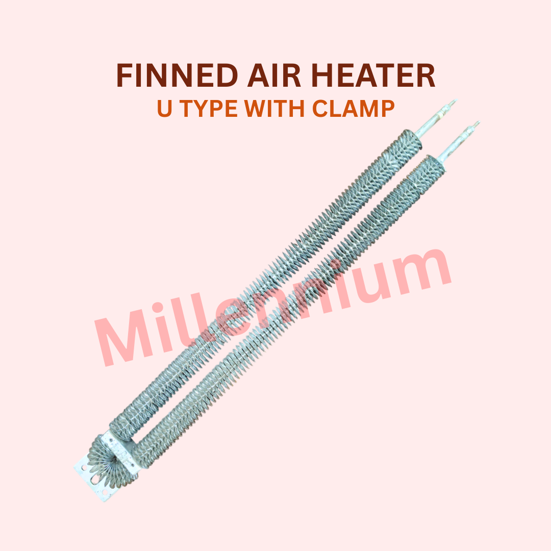 Finned Air Heater U Type with Clamp – High-Efficiency Industrial Air Heater