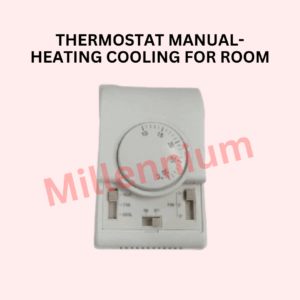 Manual Thermostat for Room Heating and Cooling Control